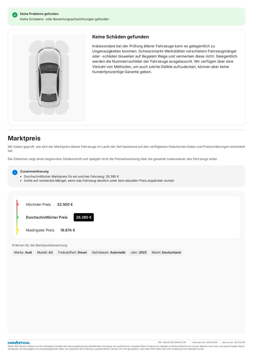 Audi A3 Sportback 30 TDI Sportback*Leder*1.Hand*, миниатюра 18