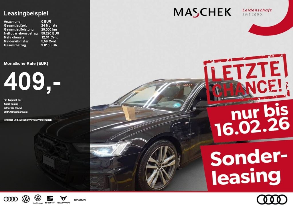 A6 Avant 50 TFSI e S line HUD 360° Matrix Memory