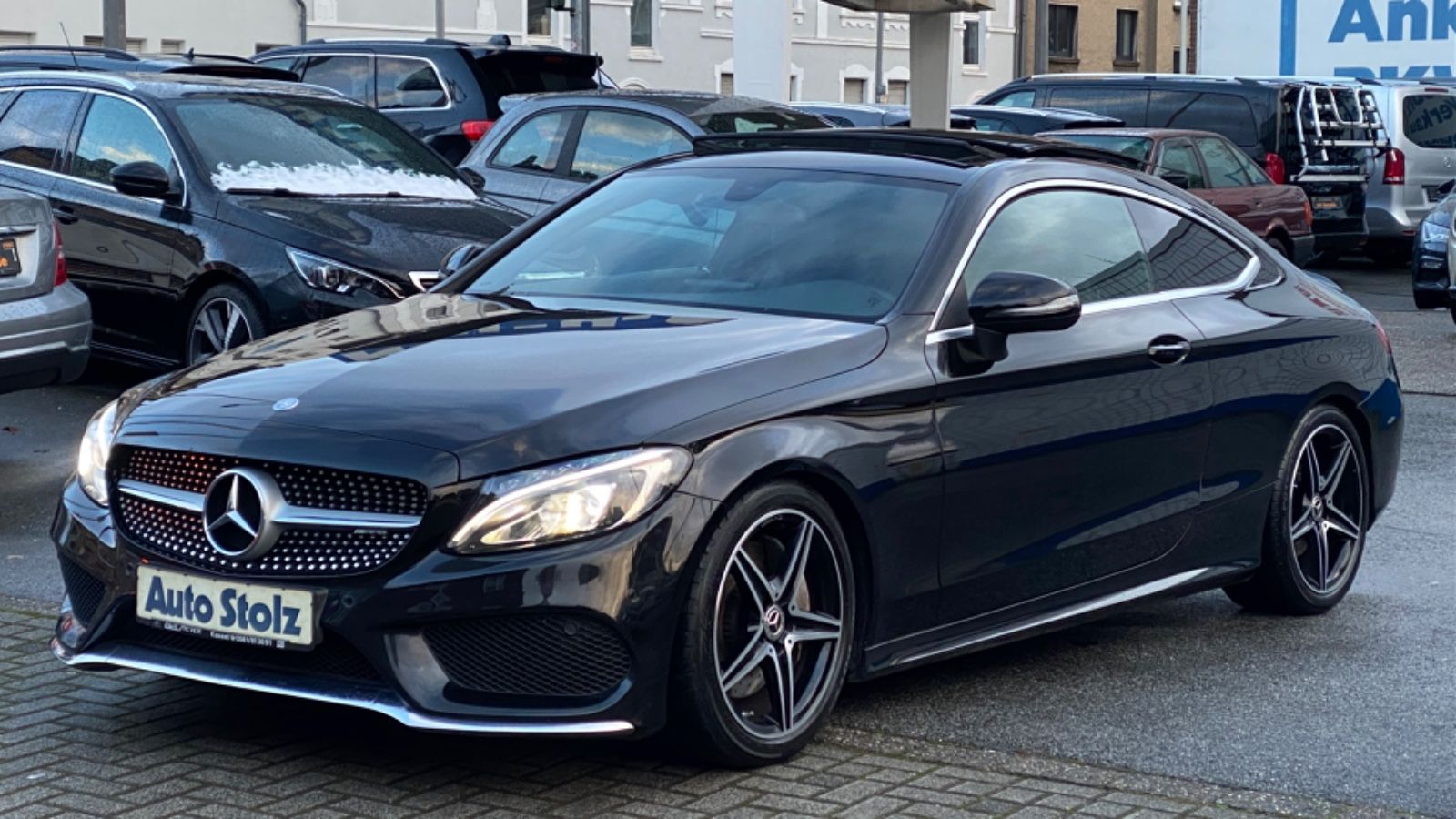 MERCEDES-BENZ C 250 COUPE AMG-LINE,PANORAMA,KEY-GO,LEDER,VOLL