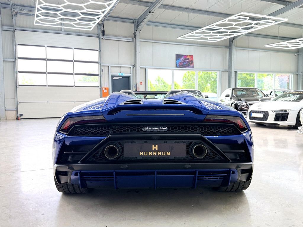Lamborghini Huracan EVO Spyder AWD Blu Sideris Lift Kamera foto 6