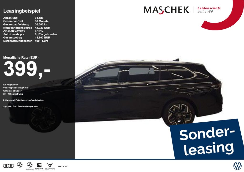 Volkswagen Passat Elegance eHybrid AHK Panorama HUD Anschlu