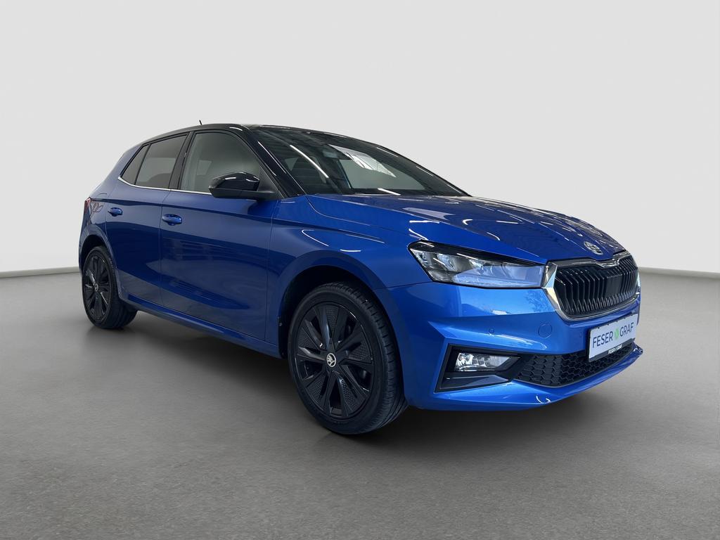 Skoda Fabia 2022 г. Синий, пробег 34815 км