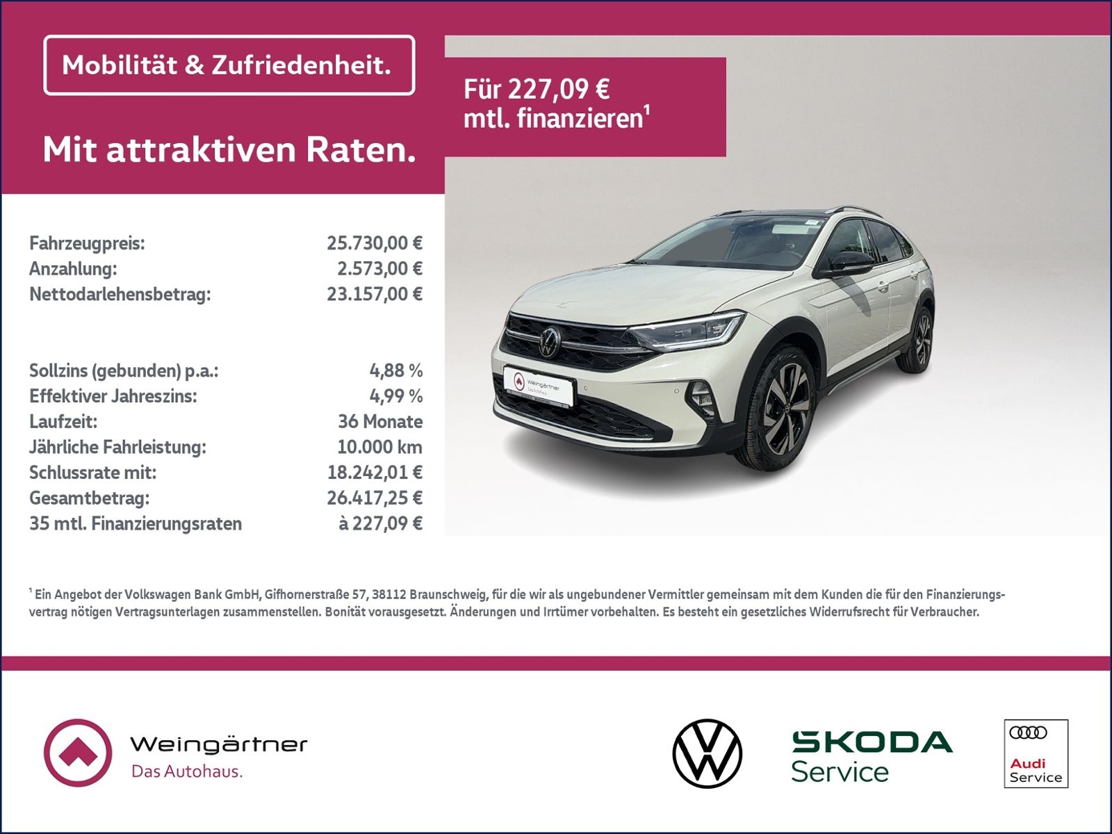 Taigo Style 1.0 TSI, RearView, IQ.Drive, Licht+S