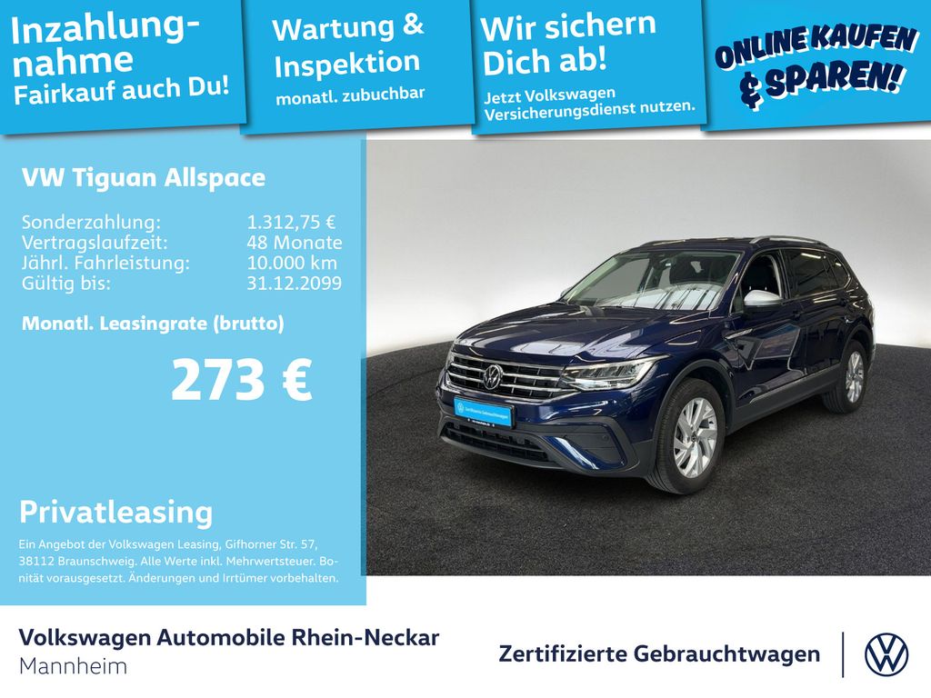 Tiguan Allspace 2.0 TDI Life Navi AHK LED uvm