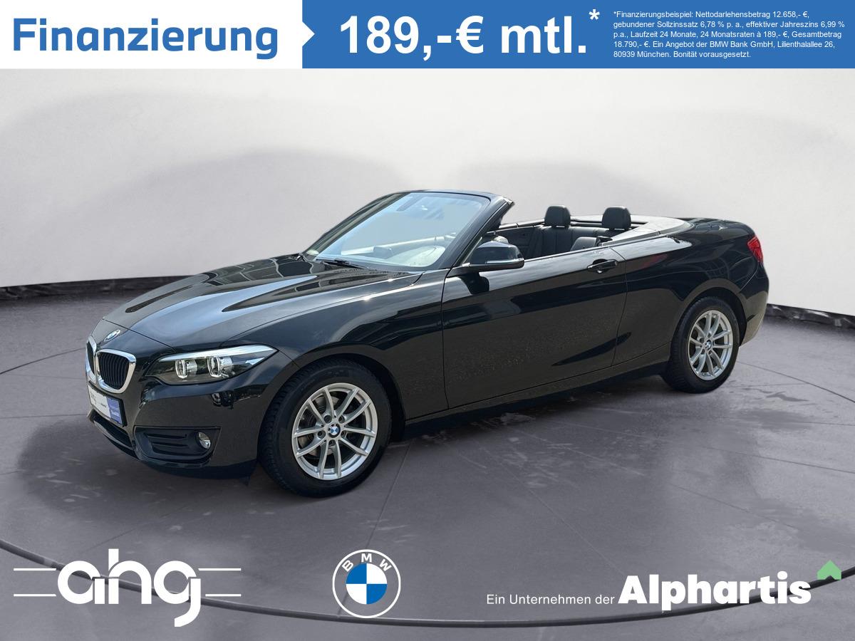 BMW 218 in schwarz gebraucht kaufen bei mobile.de