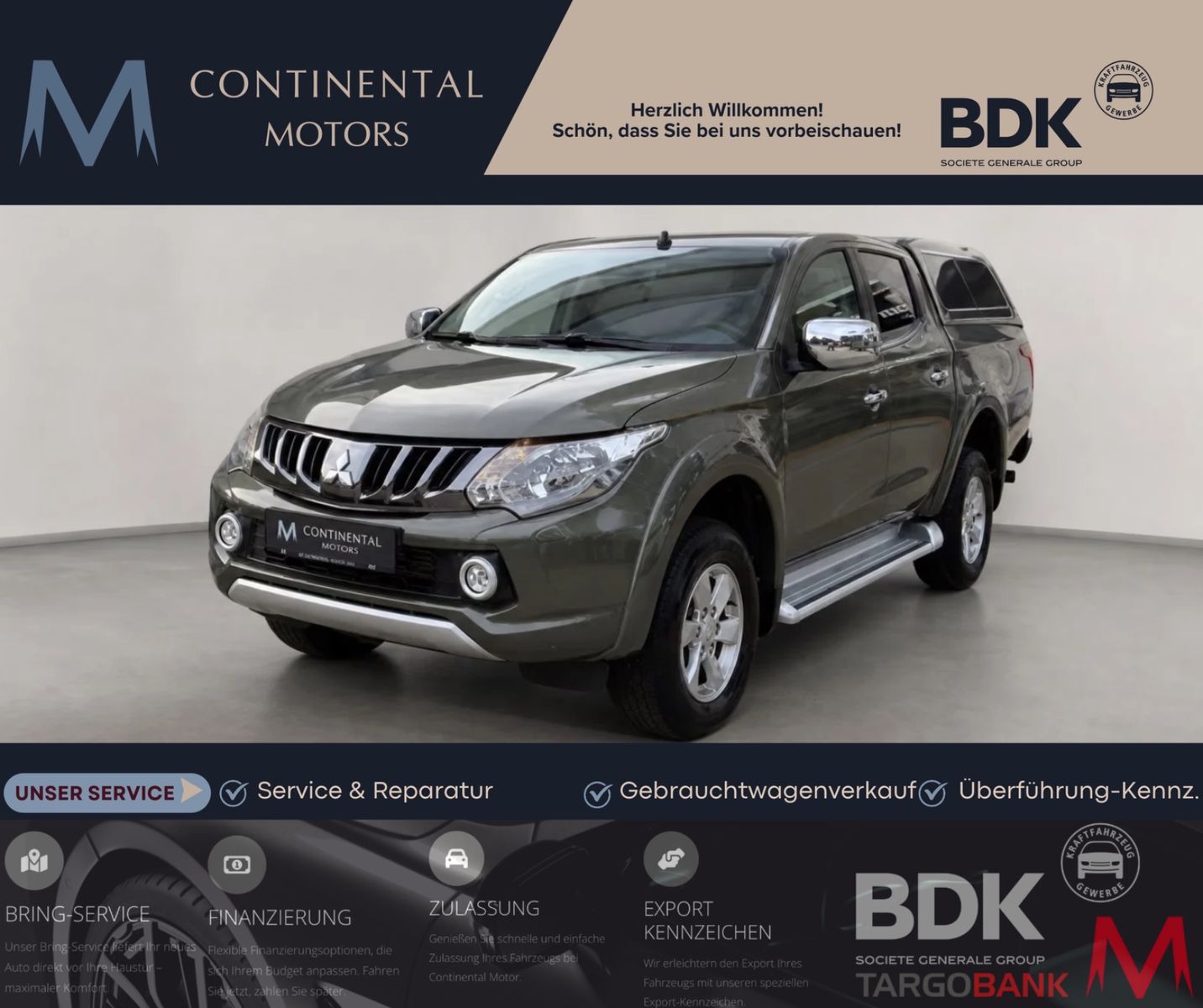 MITSUBISHI L200 L200 Plus Doppelkabine 4WD*Kamera*Temp*Hardtop*