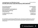 BMW X3 20d xDrive Navi LED AHK Memory RFK DAB SHZ - BMW X3 mit Diesel-Antrieb: Geländewagen