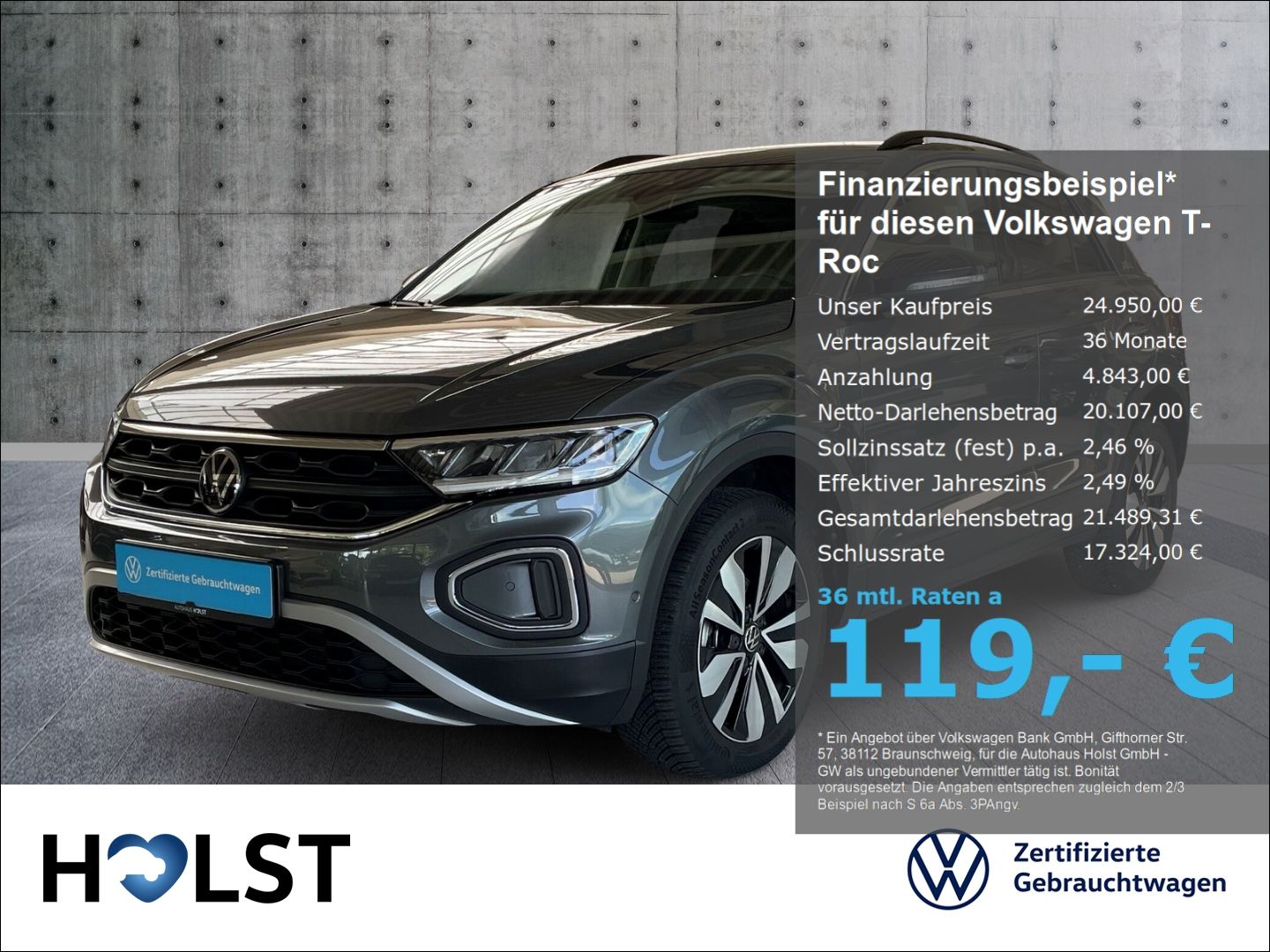 Volkswagen T-Roc 1.0TSI GOAL GJR RüFaKa ACC NAVI