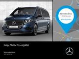 Mercedes-Benz V 300 d Lang AVANTGARDE+Allrad+AMG LINE+SchiebDa - : Blau, Van