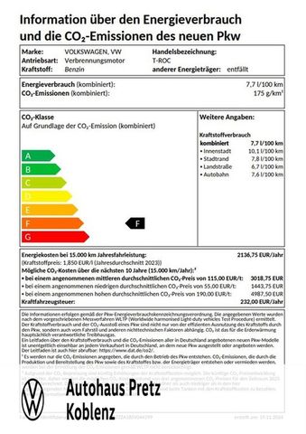 Volkswagen T-Roc 2.0 TSI DSG 4Motion R-Line, Pano, AHK, RFK