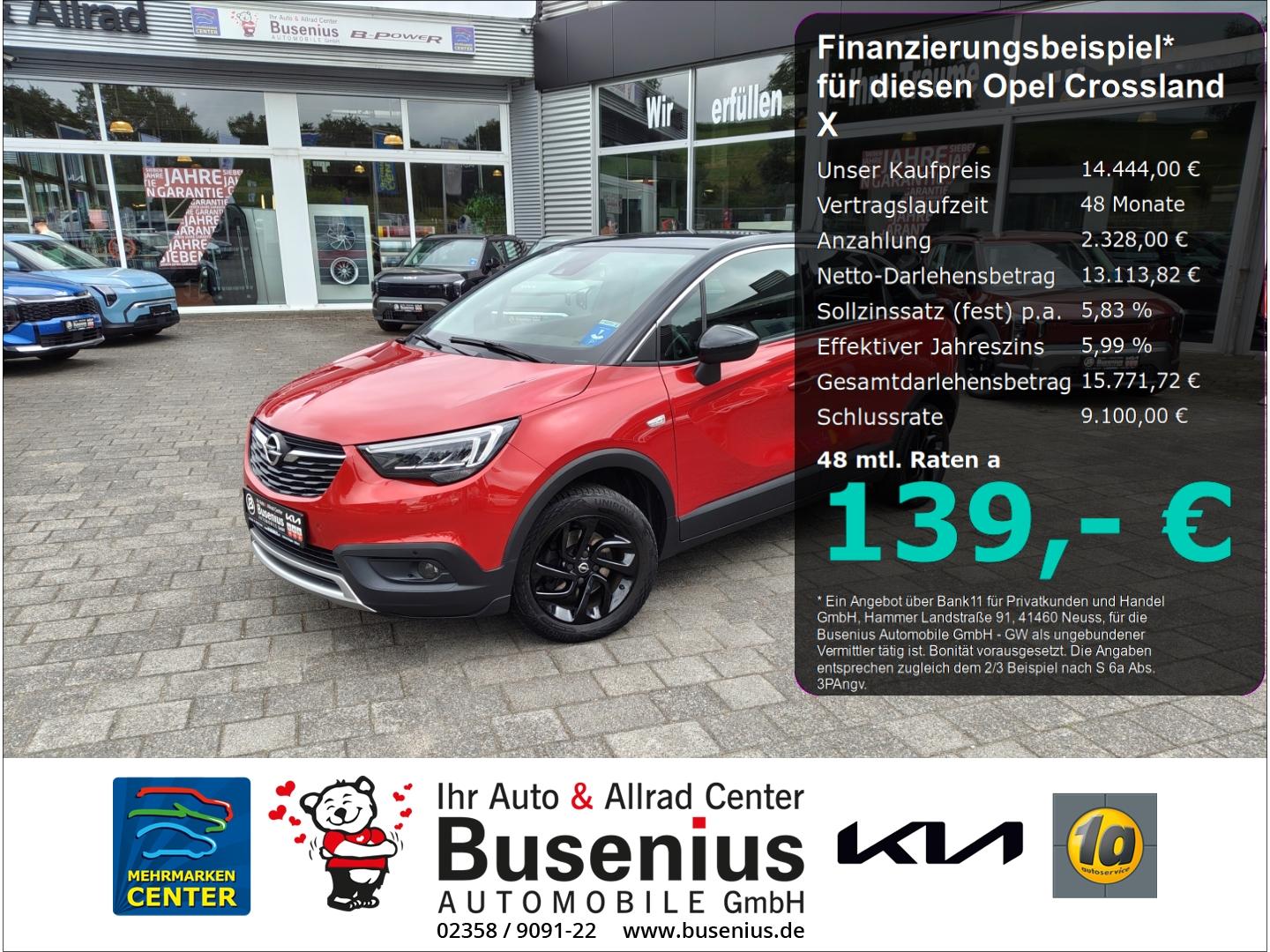 Opel Crossland X 1.2T Innovation+Navi+Komfort+DAB+Sic
