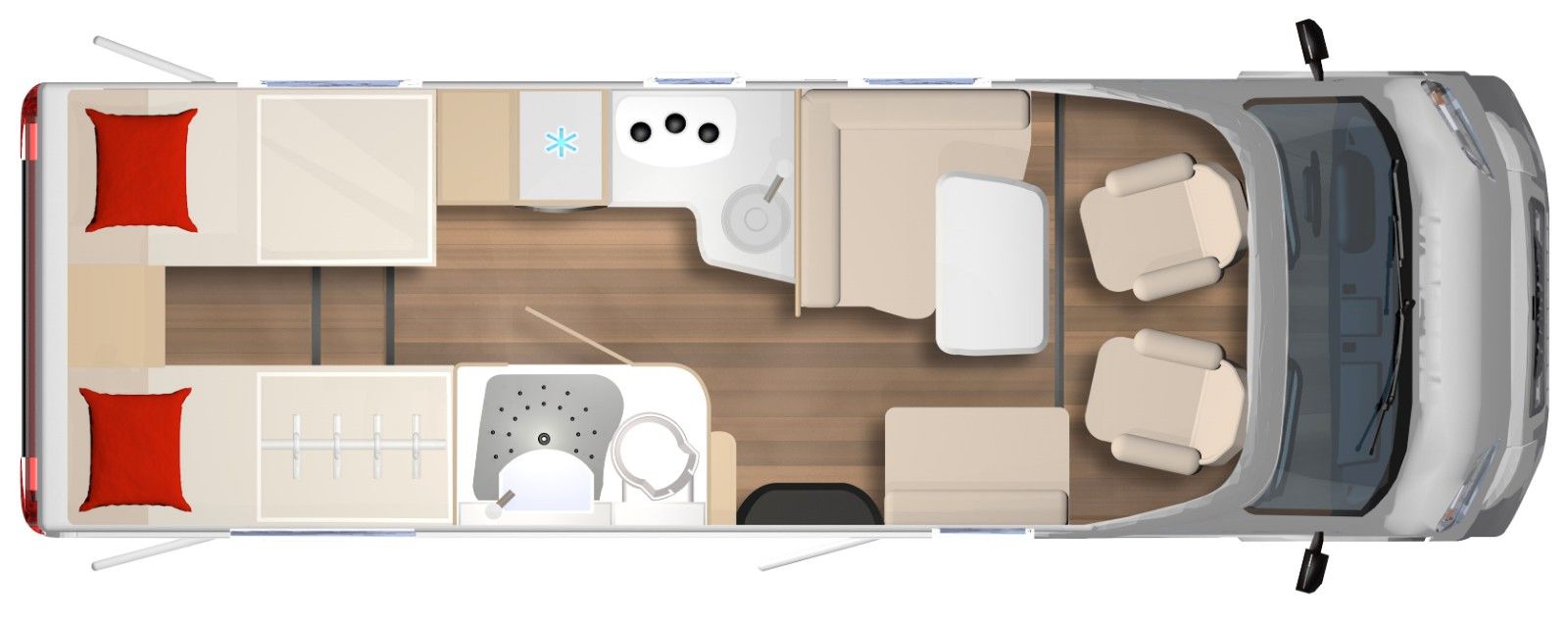 Fahrzeugabbildung Bürstner Limited T 726 G *165PS*Maxi*Hubbett*Ventilator*