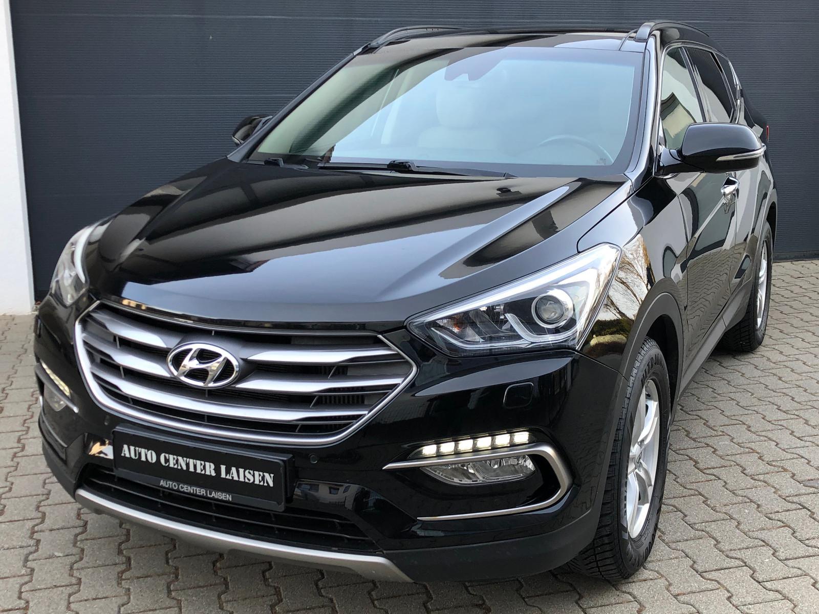 Hyundai Santa Fe blue Premium 4WD Xenon Leder Navi Kam