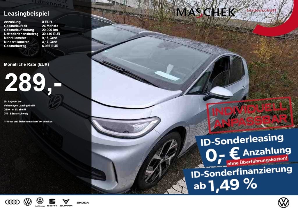 Volkswagen ID.3 Pro S 77 kWh HUD Matrix Memory Sonderleasin
