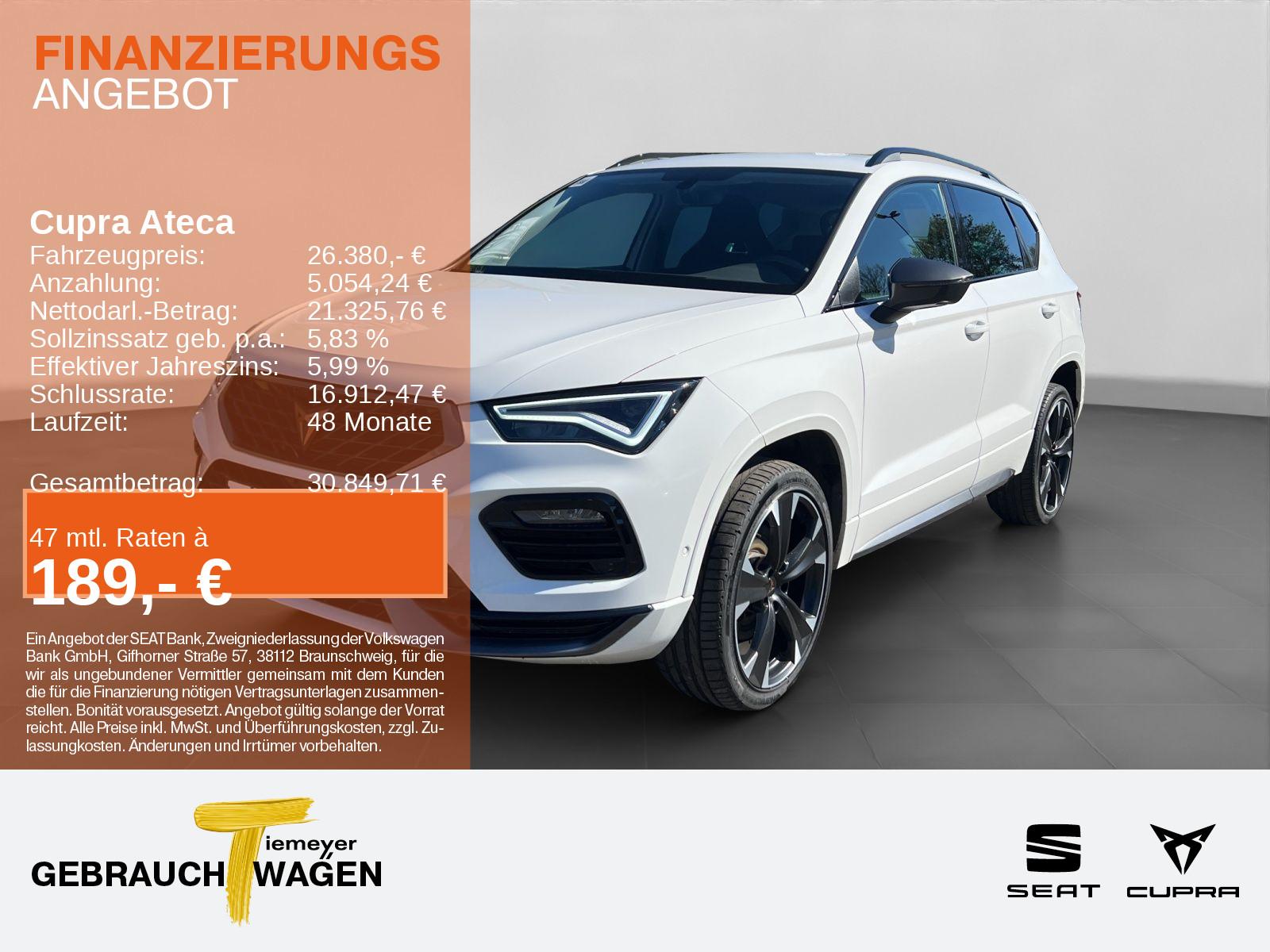 Cupra Ateca 1.5 TSI DSG LM19 LED DINAMICA Navi
