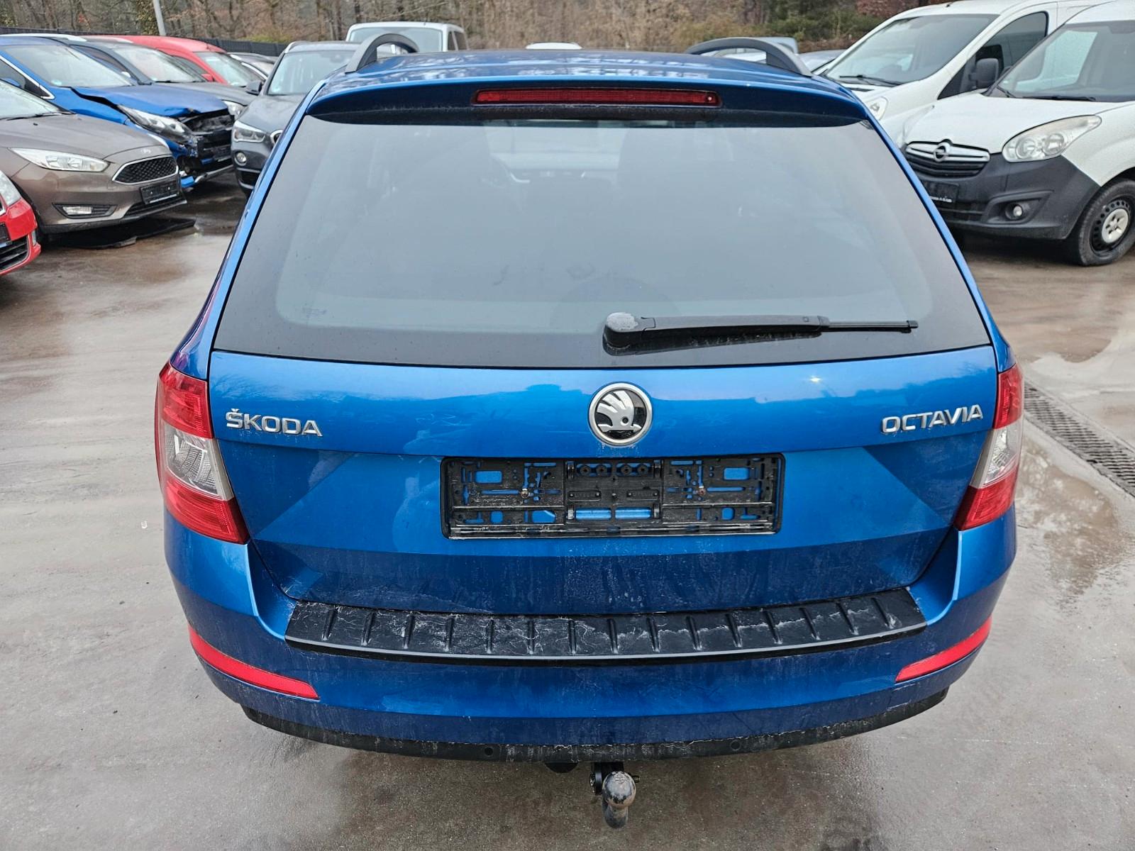 Skoda Octavia 2015 — rear view