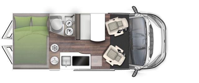 Forster Van 599 HB Vantasy +Traveline +Dieselheizung