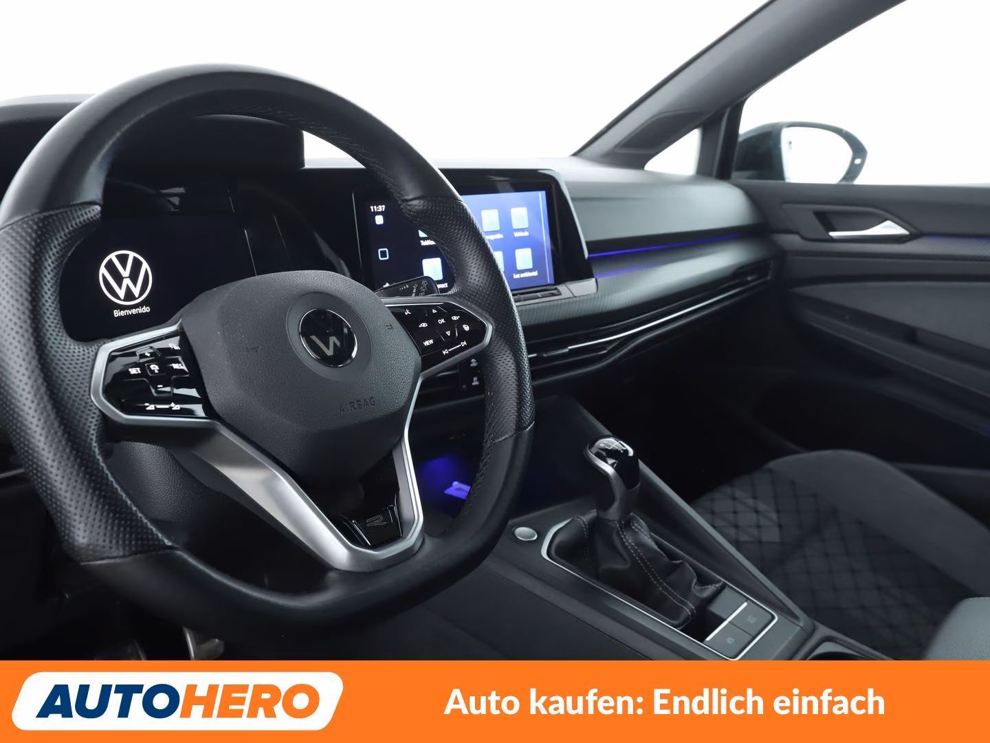 Volkswagen Golf VIII 1.5 TSI ACT R-Line Aut.*NAVI*VC*MATRIX, миниатюра 10
