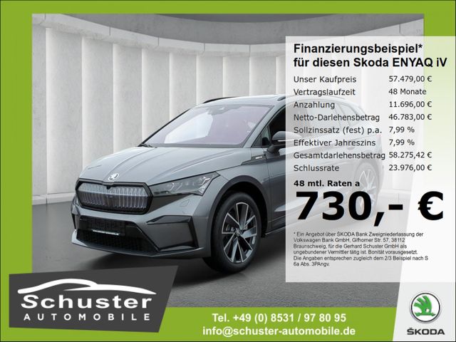 Skoda ENYAQ iV 85x 286PS SPORTLINE*Panodach AHK CANTON