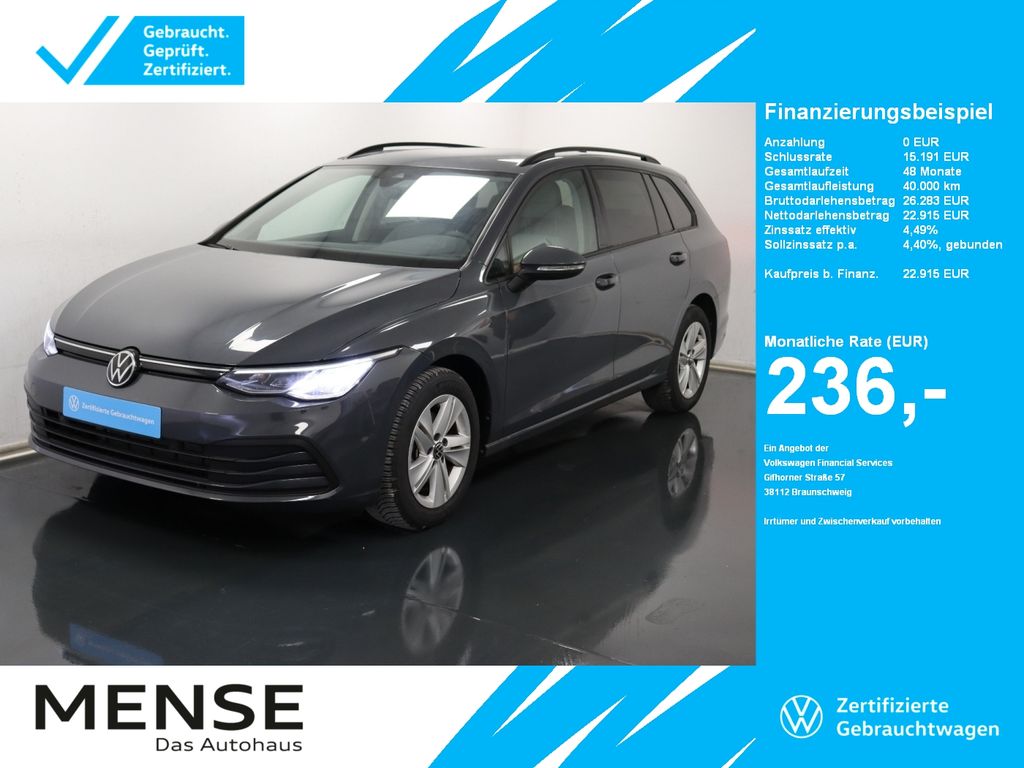 Golf VIII Variant 1.0TSI Life CarPlay|AHK|ACC|LM