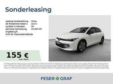 Volkswagen Leasingangebot: Volkswagen Golf ENERGY 1,5l eTSI 150PS DSG*RFK*GJR*ACC*SHZ