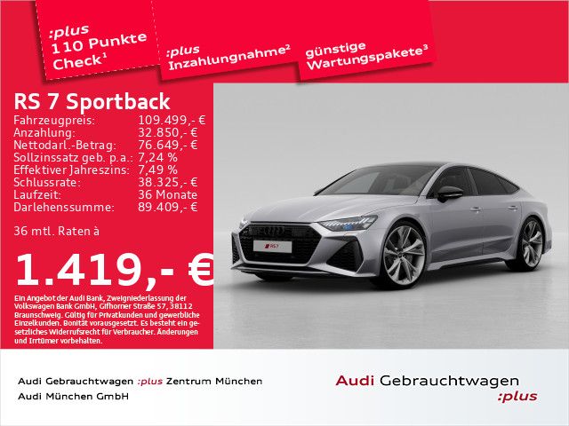 Audi RS7 Sportback Dynamik+/Keramik/Essentials/StdHzg