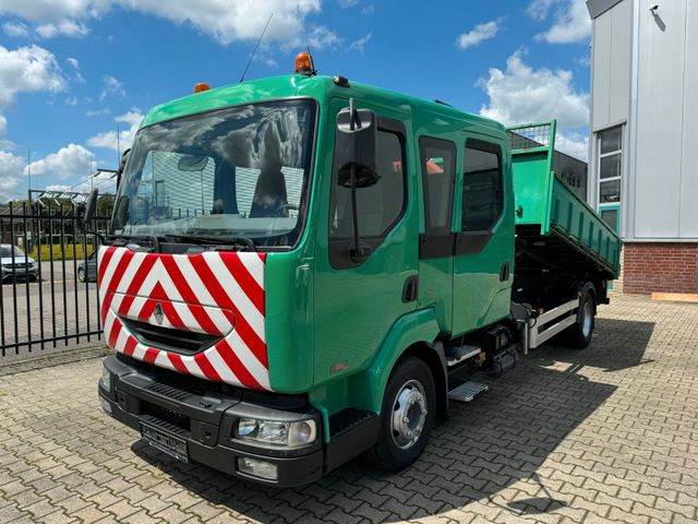 Renault Midlum 150Dci Doka Kipper  mit Palfinger Kran