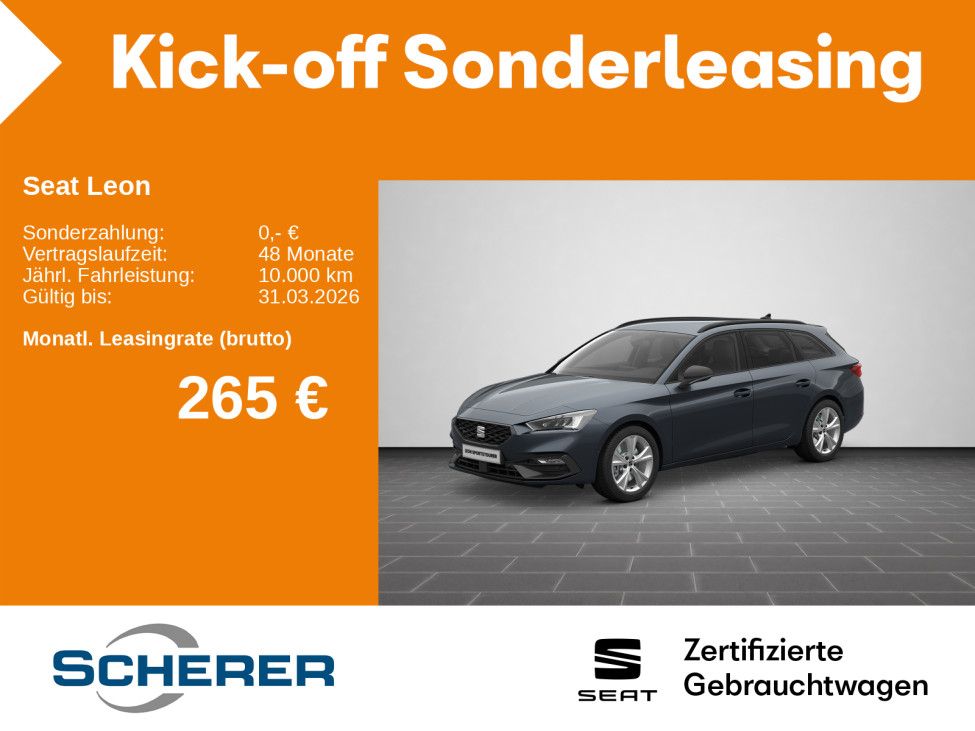 Leon Sportstourer 2.0 TDI DSG FR Navi, AHK, Kess