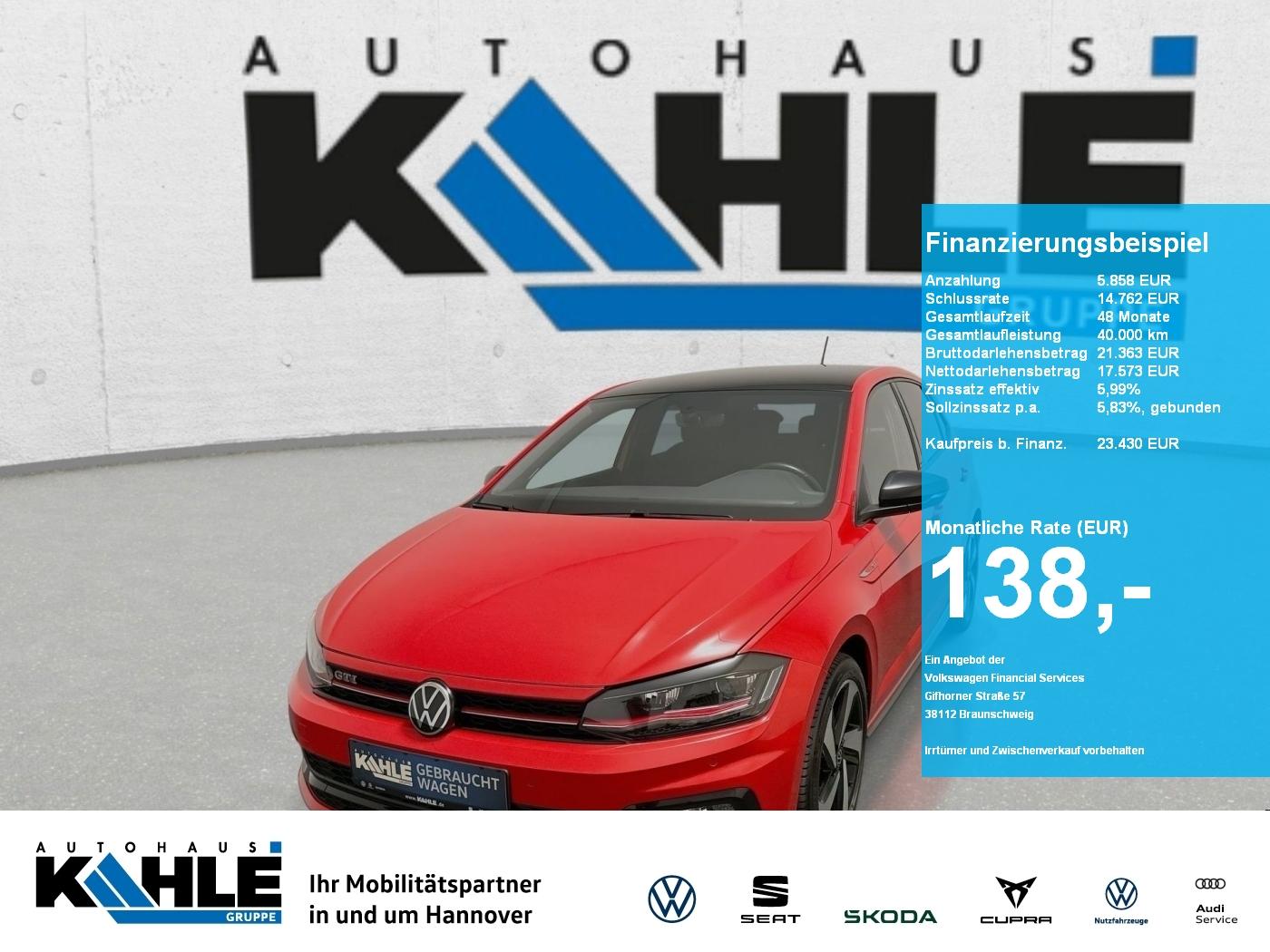 Volkswagen Polo 2.0 TSI DSG GTI LED Navi Sitzh Klimaaut.