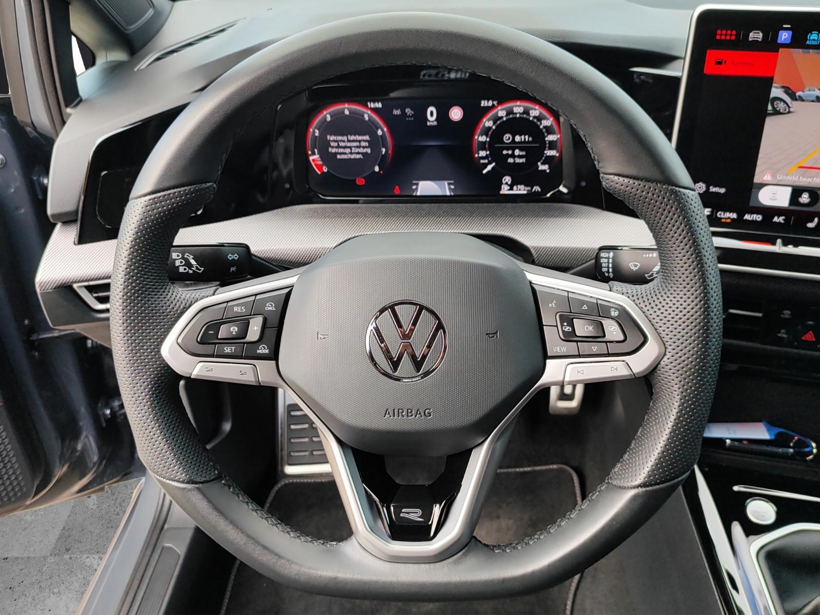 Volkswagen Golf VIII Lim. 1.5 TSI R-Line *Cam*Ambiente*LED, миниатюра 10