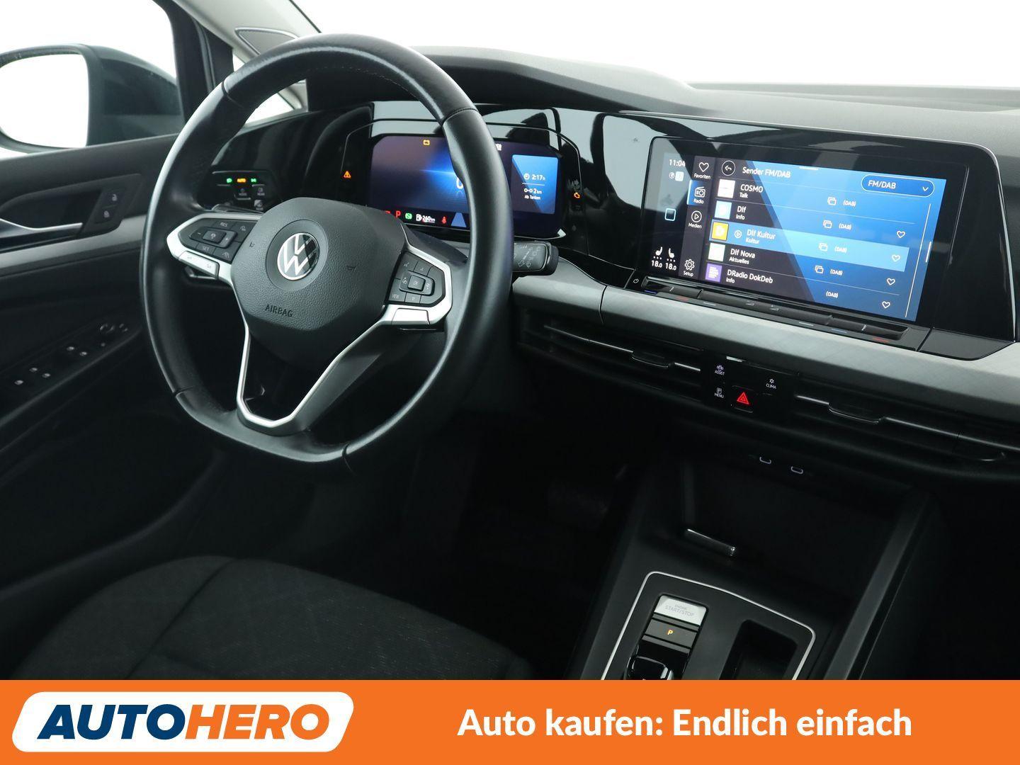 Volkswagen Golf VIII 1.5 eTSI ACT Life Aut.*NAVI*CAM*ACC*, миниатюра 12