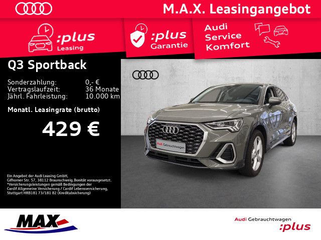 Q3 Sportback 45 TFSI e S LINE LED+AHK+NAV+VC+ALU