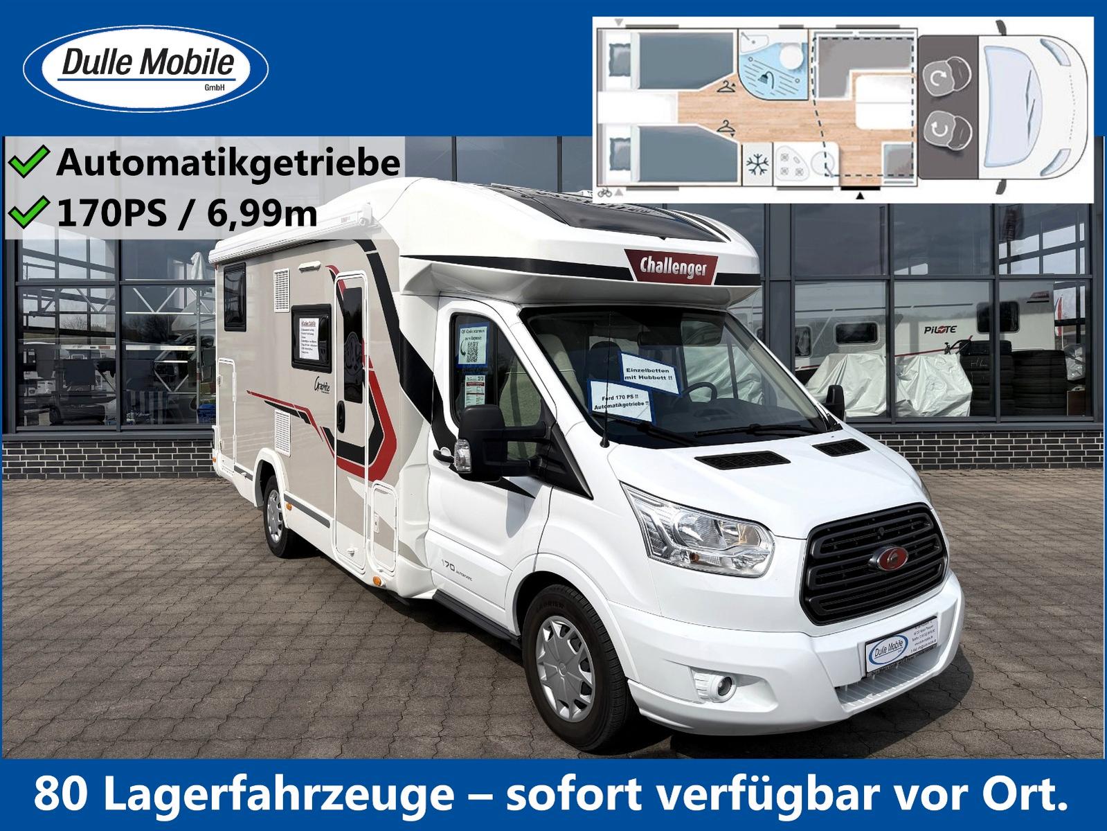 Challenger 287 GA Graphite Ed. * AUTOMATIK / EINZELBETTEN *