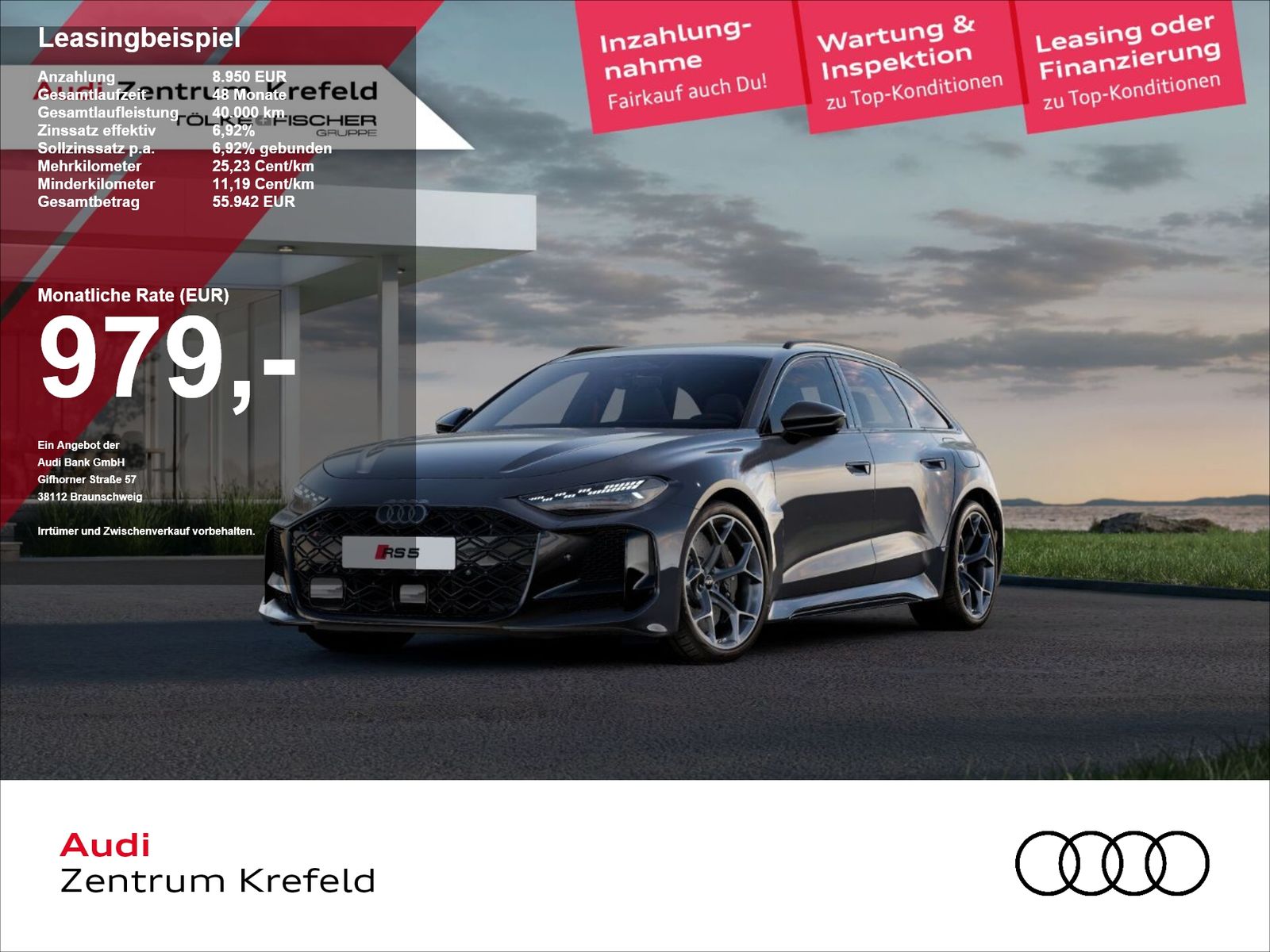 Audi RS 5 Avant 470 kW tiptronic ACC AUT Kam. Navi