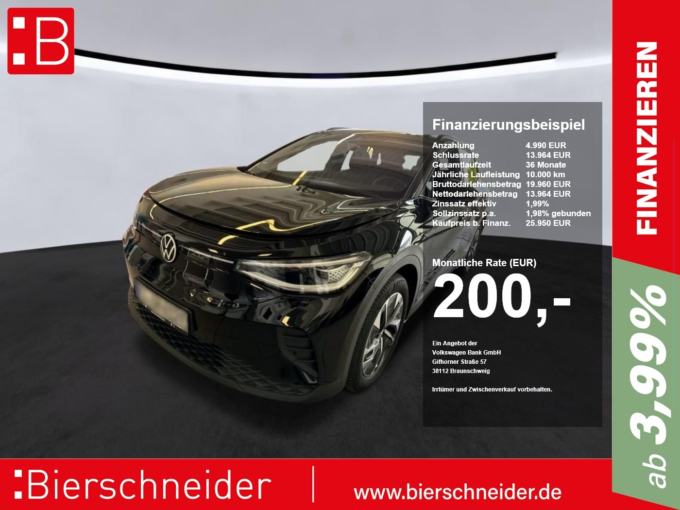 VW ID.4 Pure WMP MATRIX IQ.LED HUD NAVI KAM