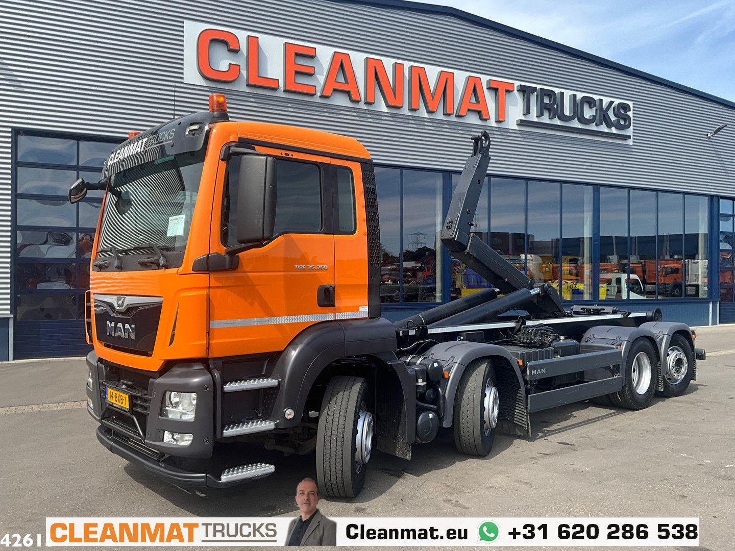 MAN TGS 35.360 8x2 Euro 6 VDL 30 Ton haakarmsysteem
