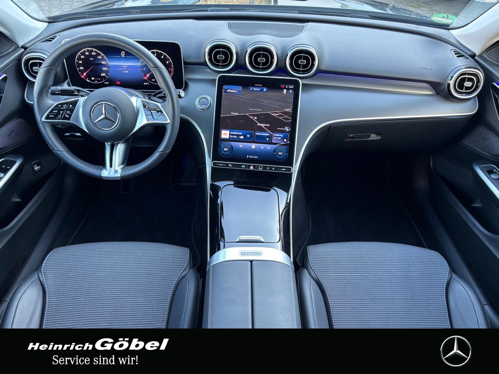 Fahrzeugabbildung Mercedes-Benz C 200 AVA-ADV+ 360°KAM WP LED AMB-BEL VZA MEM-SI