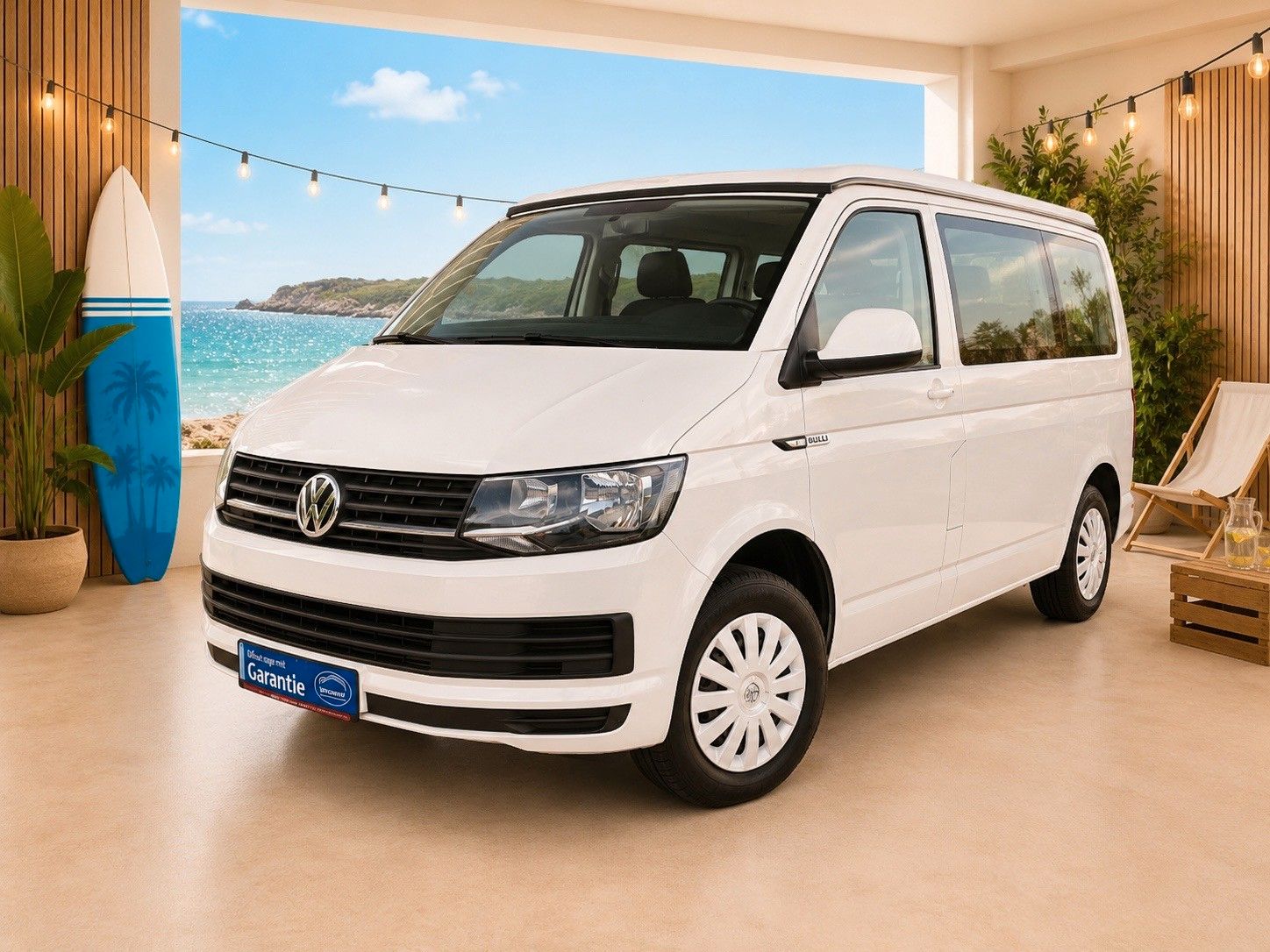 Volkswagen T6 CAMPER AUFSTELLDACH 6-SITZE 4-SCHLAFPLÄTZE foto 4