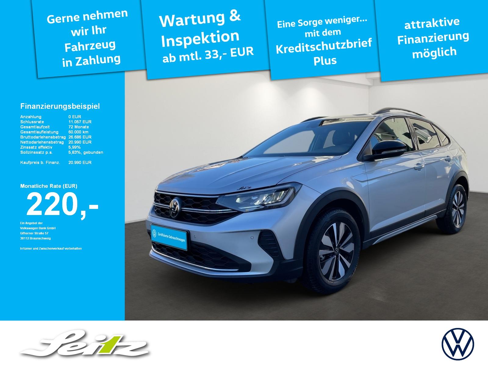 Volkswagen Taigo 1.0 TSI Goal *LED*PDC*NAVI*SITZH*