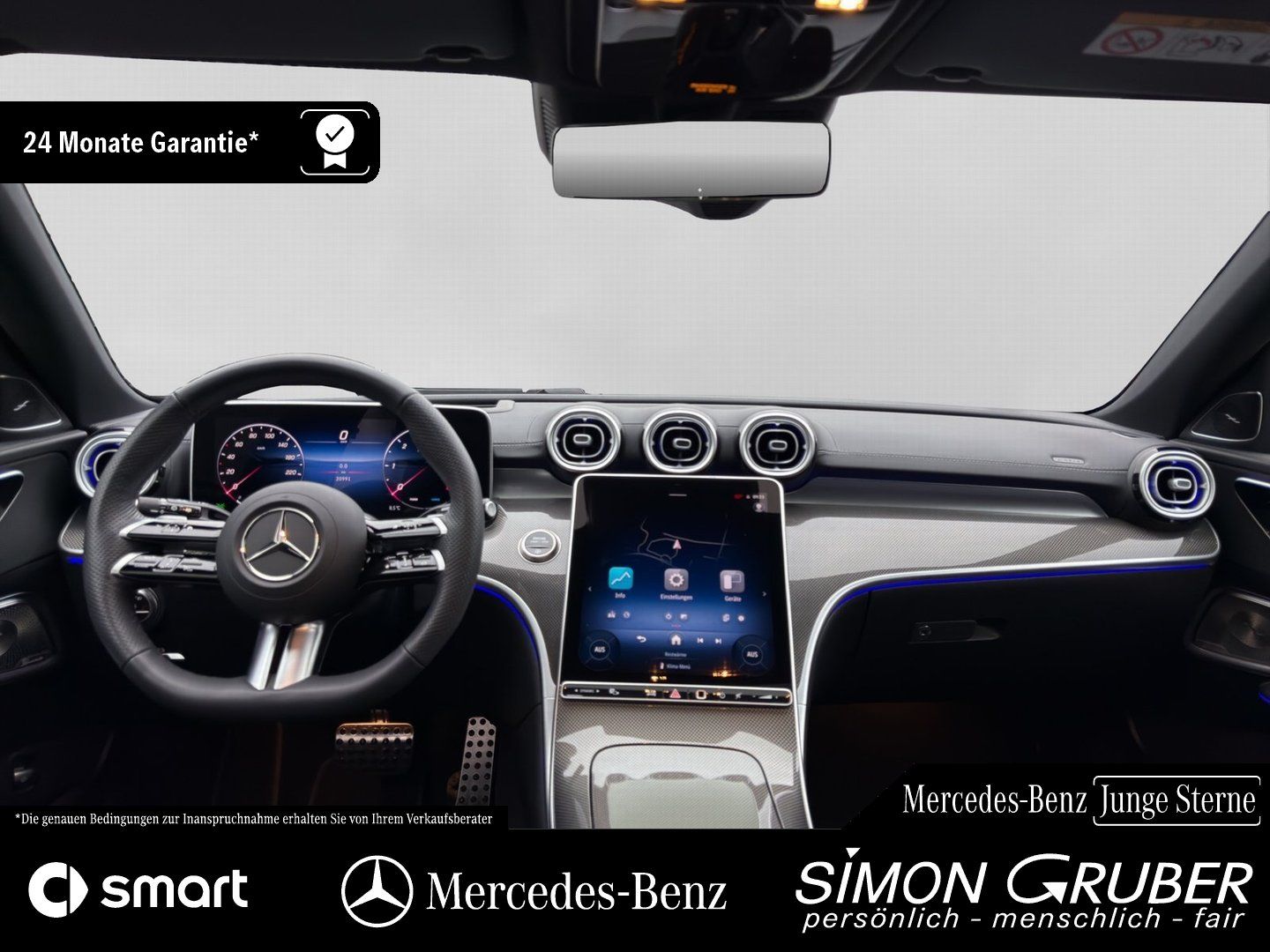 Fahrzeugabbildung Mercedes-Benz C 300 Td AMG Pano AHK HUD Digi 360° Burm Distr