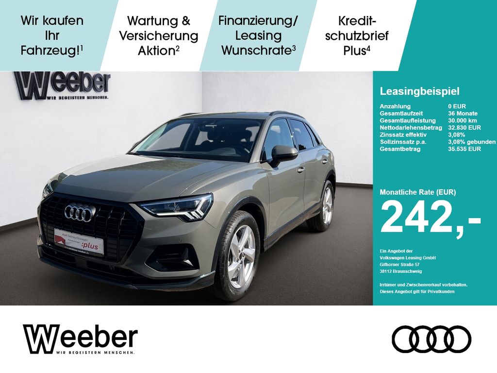 Audi Q3 *AHK*NAVI*LED*BLACKSTYLE*KESSY*5J GAR AHK