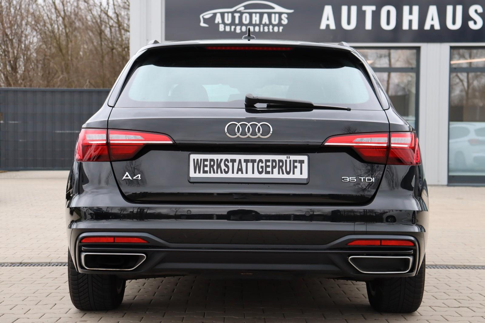 Audi A4 Avant TDI *2-Hand*Mwst*ACC*Leder*PDC*Black, миниатюра 6