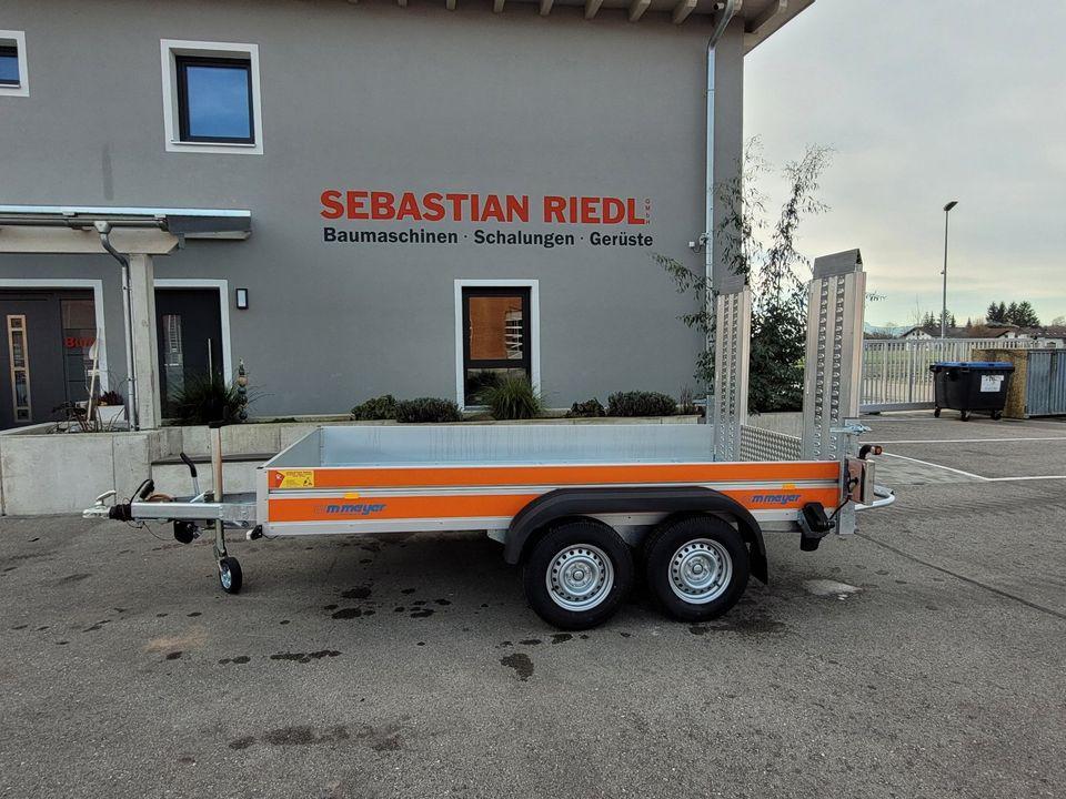 WM Meyer Baumasch. Anhänger wm Meyer MB 3535/185 Alu NEU
