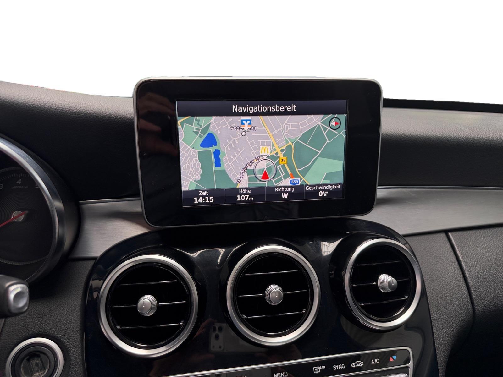 Mercedes-Benz C 200 T 4M AUTOMATIK+NAVI+TEILLEDER+LED+ALU+TÜV+