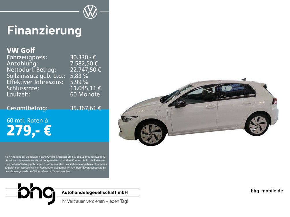Golf 1.5 eHybrid DSG ENERGY