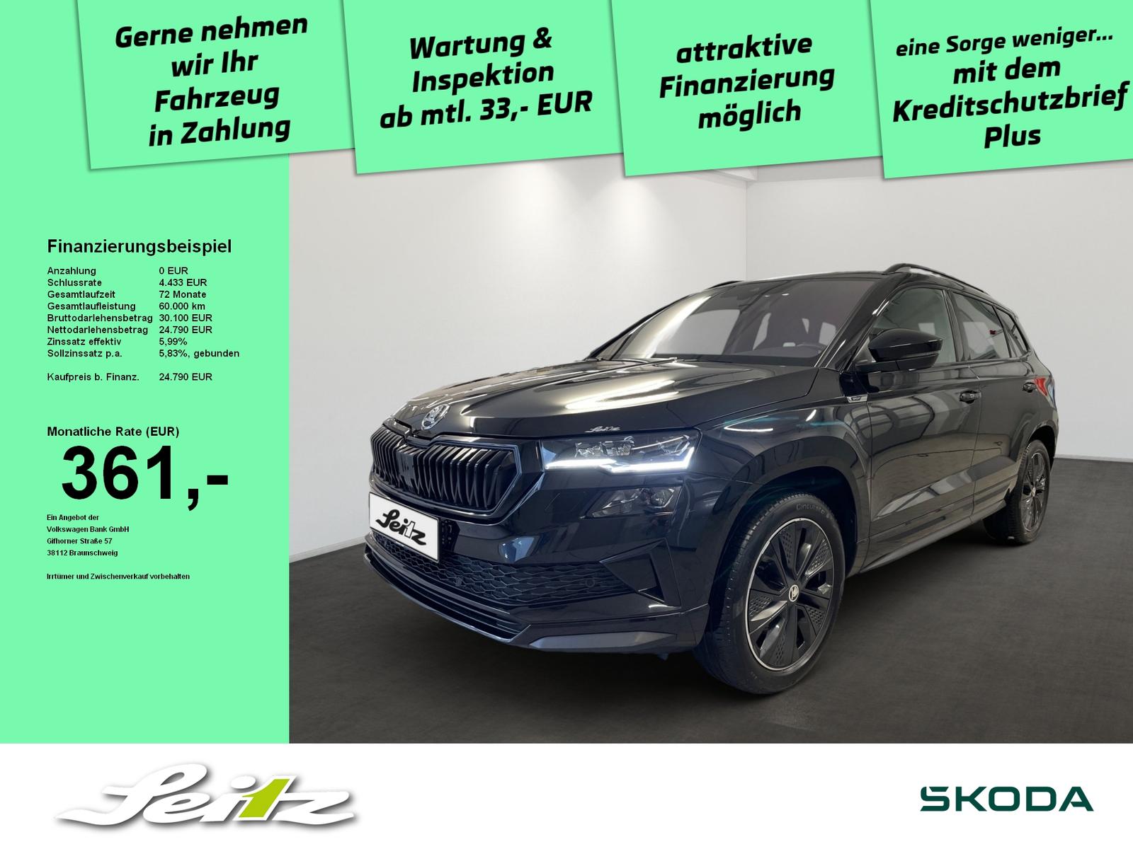 Skoda Karoq 2.0 TDI 4x4 Sportline *MATRIX*KAMERA*SITZH