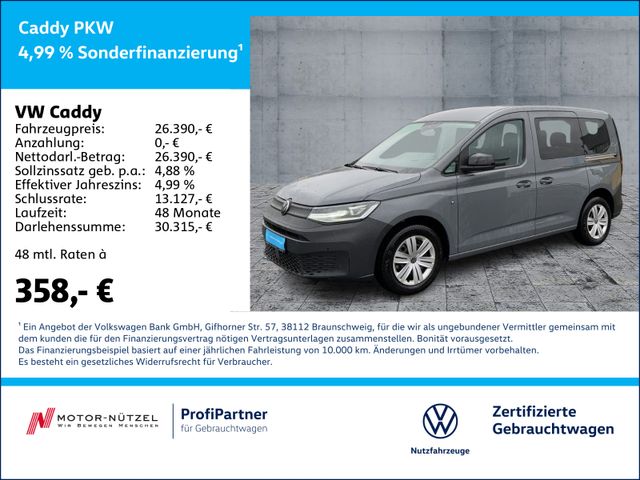 Volkswagen Caddy 1.5 TSI LED+NAV+SHZ+2xPDC+GRA+MFL+DAB+ERGO