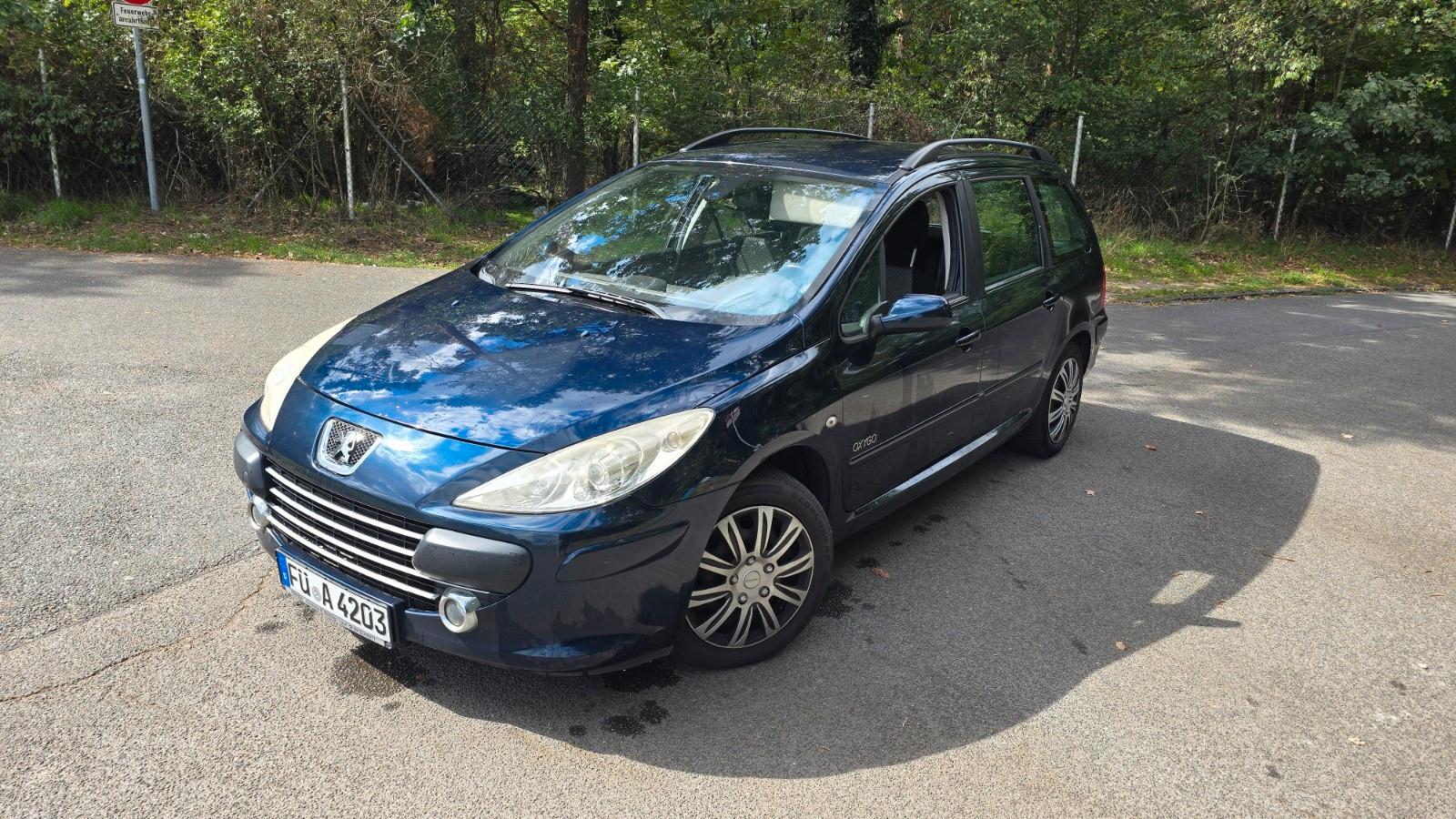 Peugeot 307 2007 — rear view