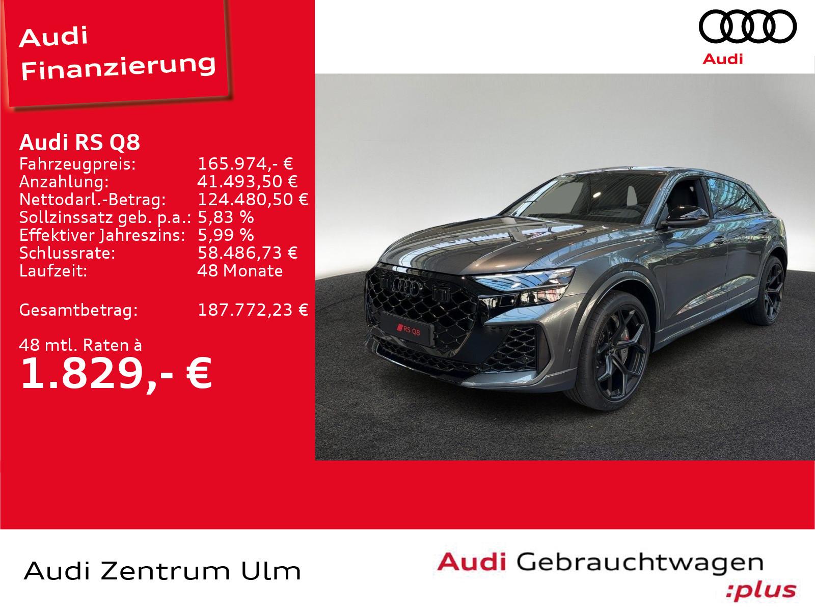 Audi RSQ8 RS Q8 SUV performance AHK B&O PANO KERAMIK STHZ