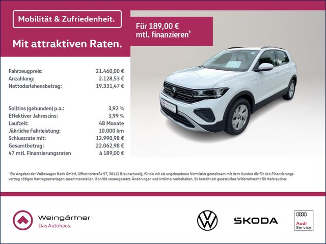T-Cross 1.0 TSI Life, App Connect, DAB+, Digital